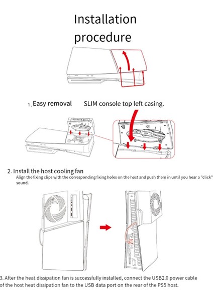 Ps5 Slim Için Aolion Konsol Soğutma Fanı Sıcaklık Kontrolü Soğutma Fanı Optik Sürücü Dijital Sürüm Evrensel Rgb Işık Fanı (Yurt Dışından) indirimleri