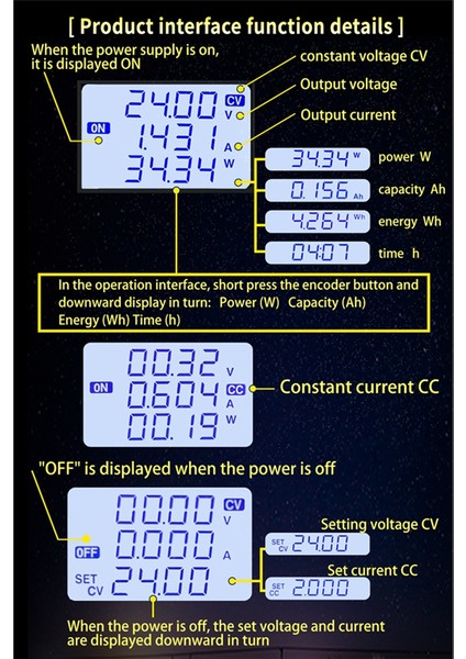 5A 80W Dc Dc Buck Boost Dönüştürücü cc Cv 0.5-30V 5V 6V 12V 24V Güç Modülü Ayarlanabilir Düzenlenmiş Laboratuvar Güç Kaynağı (Yurt Dışından) modelleri