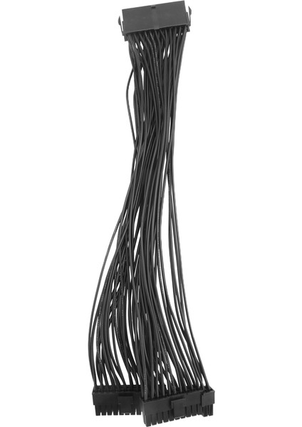 Çift Psu Güç Kaynağı 24-Pin Atx Anakart Ayırıcı Kablosu, 24PIN (20+4) Atx Anakart Uzatma Kablosu Için (Yurt Dışından) fiyatları