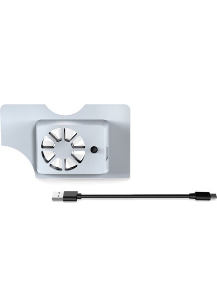 Nintendo Switch OLED Harici Soğutucu Soğutma Fanı Ana Bilgisayar Standı Soğutma Fanı Switch OLED Yerleştirme Istasyonu Parçaları Beyaz (Yurt Dışından)