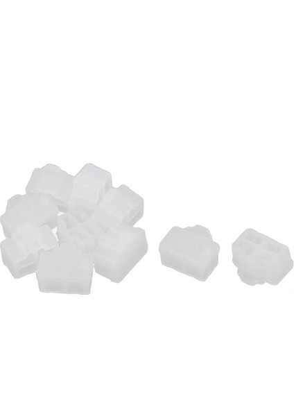 Net Ethernet Portu Rj 45 Toz Geçirmez Kapak Koruma Tıpası 10 Konnektör Fişi (Yurt Dışından)