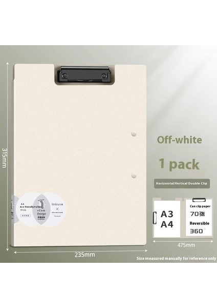 Çift Klipsli Iş Ofisi Öğrenci Sınav Kağıtları Sözleşme Düzenleyici Klasör (Yurt Dışından)