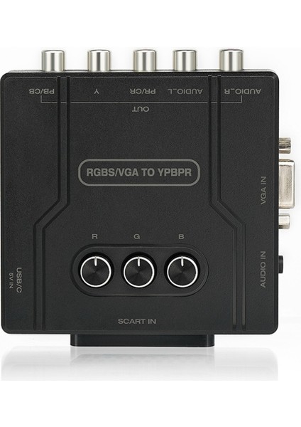 Rgbs VGA - Ypbpr Bileşen Dönüştürücüsü Nintendo 64 Ps1 Ps2 Dreamcast Retro Oyun Konsolu Için Scart - Ypbpr Dönüştürücüsü (Yurt Dışından)