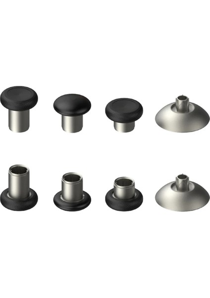 8 Paket Metal Manyetik Başparmak Çubukları Analog Joystickler Ps4/xbox One/xbox Serisi X/s Kontrol Cihazı Gümüş (Yurt Dışından)