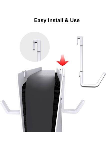 Ps5 Slim Için Jys Kulaklık Kancası Ana Bilgisayar Yan Monteli Depolama Rafı Ps5 Slim Için Yeni Makine Saplı Kulaklık Depolama Rafı (Yurt Dışından) modelleri