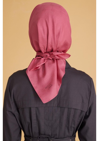 Fresh Monogram Jakarlı Eşarp 2 - 17 Pembe Monogram Desenli fırsatları