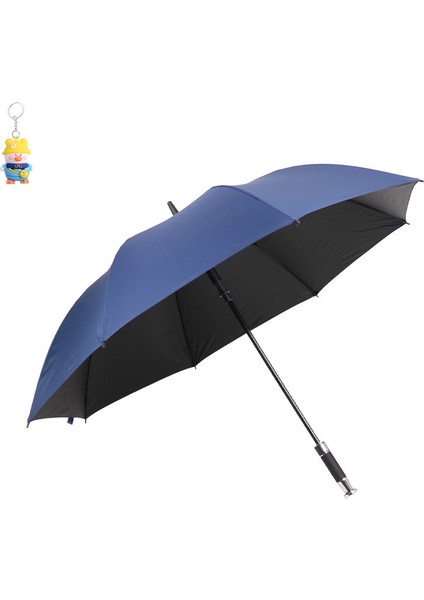 Düz Saplı Şemsiye Şemsiye Iş Erkekleri Uzun Saplı Şemsiye Yağmur ve Güneşli Fırtına Dayanıklı Büyük Şemsiye Otomatik (Yurt Dışından)