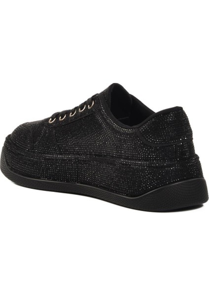 Siyah Tekstil Kadın Sneaker 25Y451-10 Z fırsatları