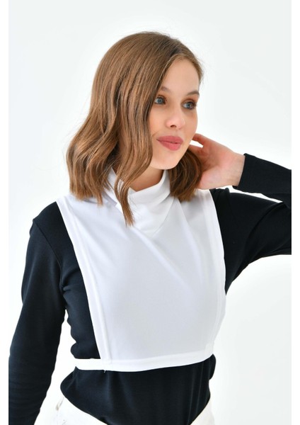 Mırach Çapraz Yaka Kolsuz Boyunluk | Içlik Crop Bluz Tesettür Yarım Bluz Kolsuz fiyatları