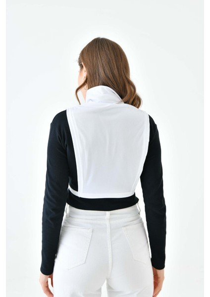 Mırach Çapraz Yaka Kolsuz Boyunluk | Içlik Crop Bluz Tesettür Yarım Bluz Kolsuz indirimleri