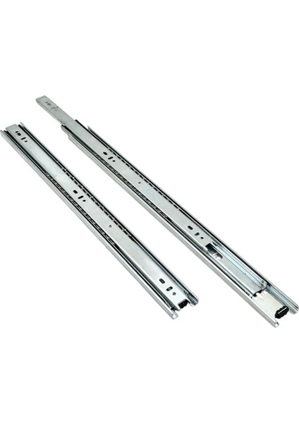 Teleskobik 35MM Çekmece Ray Bilyeli Mobilya Dolap Rayı(35MM)(TAKIM)(KROM) fiyatları