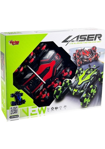 Uzaktan Kumandalı Full Fonksiyon 2.4ghz 6 Teker Buharlı Akrobat Araba modelleri