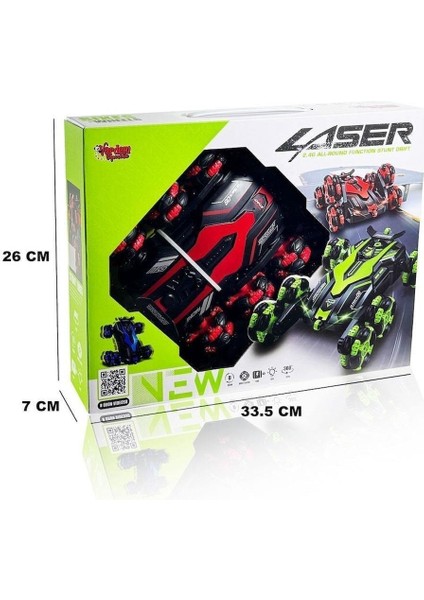 Uzaktan Kumandalı Full Fonksiyon 2.4ghz 6 Teker Buharlı Akrobat Araba fırsatları