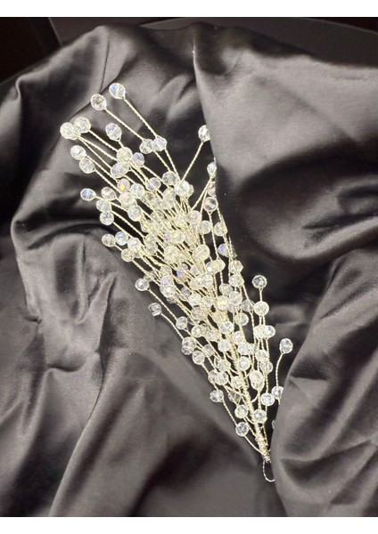 Yoğun Boncuklu Gelin Nişan Tacı Toka fırsatları