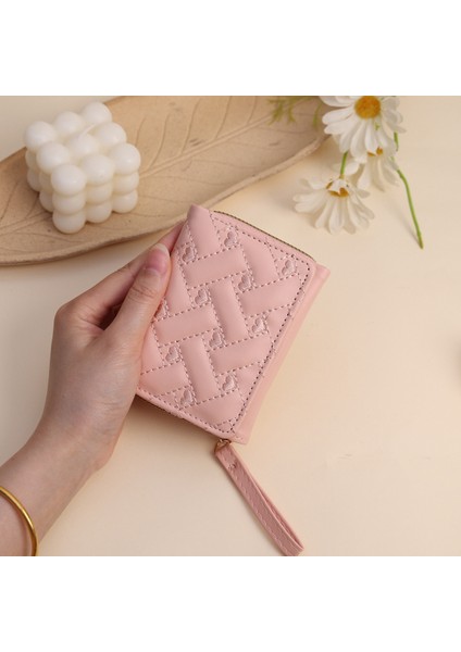 Patlayan Bayan Kısa Cüzdan Ins Bayan Kore Moda Nakış Aşk Öğrenci Bozuk Para Cüzdanı % 30 Indirim Kart Çantası (Yurt Dışından)