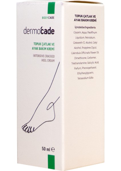 Topuk Çatlak ve Ayak Kremi 50 ml modelleri