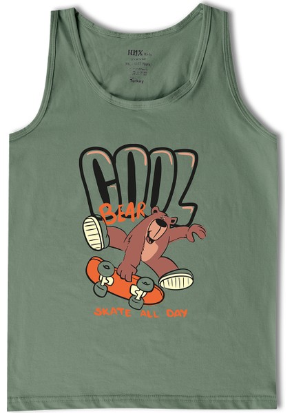 6'lı Baskılı Pamuklu Kalın Askılı Erkek Çocuk Atlet indirimleri