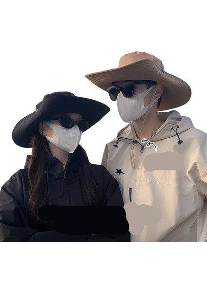 Kovboy Şapkası Kadın Yaz Büyük Siperlikli Kamp Balıkçı Şapkası Güneş Koruması Güneşlik Açık Tırmanma Yürüyüş Şapkası (Yurt Dışından) fiyatları