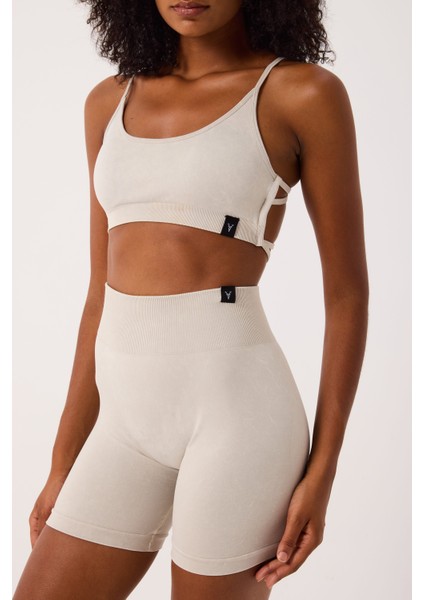 Glowfit Yüksek Bel, Toparlayıcı Seamless Şort