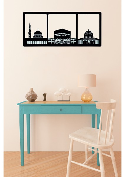 Cami Kabe Tablosu Mdf Dini Islami Tablo Duvar Dekorasyon Lazer Büyük boy Kesim 37X84 fiyatları