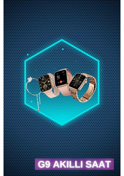 Kadınlar Için 3 Kordonlu Akıllı Saat ve Dijital Göstergeli Powerbankli Bluetooth Kulaklık Dokunmatik Kontrol modelleri