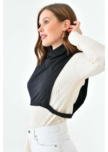 Mırach Çapraz Yaka Kolsuz Boyunluk | Içlik Crop Bluz Tesettür Yarım Bluz Kolsuz modelleri