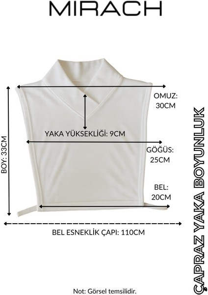 Mırach Çapraz Yaka Kolsuz Boyunluk | Içlik Crop Bluz Tesettür Yarım Bluz Kolsuz