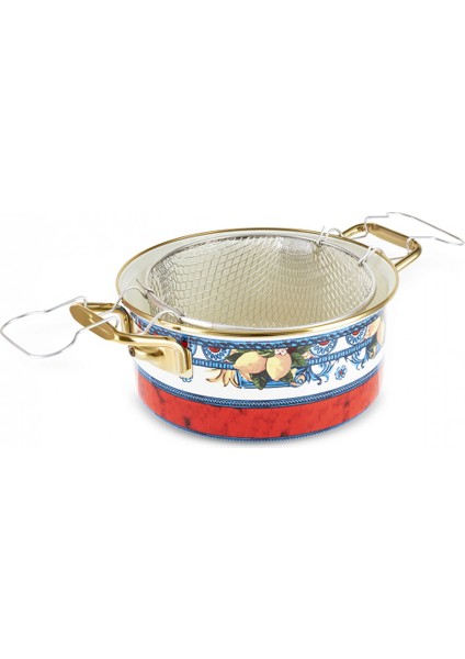 Amalfi Emaye Kızartma Tenceresi 22 cm fırsatları
