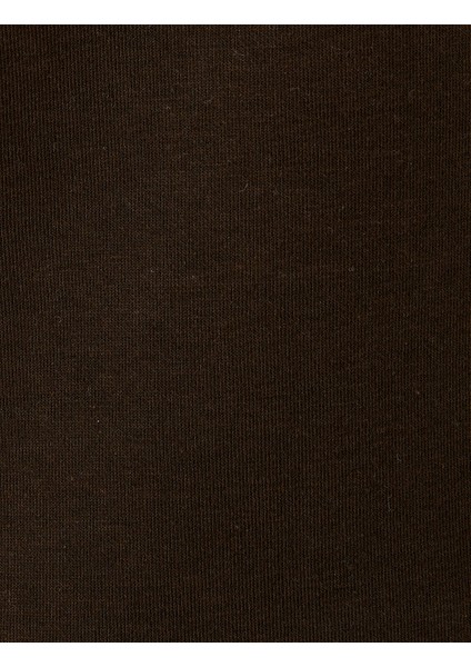 Polo Yaka Sweatshirt Basic Düğmeli Pamuklu Interlok Kumaş