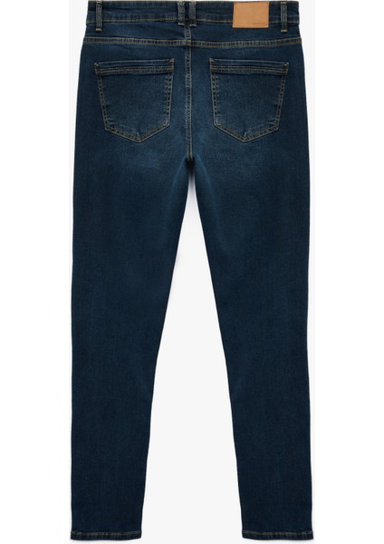 Pamuklu Normal Bel Slim Fit Jean Pantolon - Brad Jean