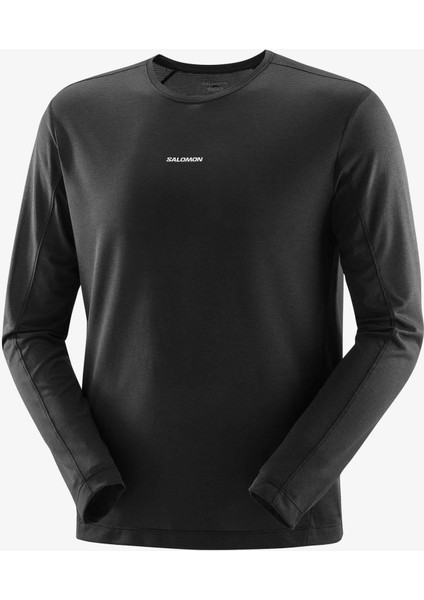 Shakeout Core Ls Erkek Koşu Tişört Deep Black LC2424400