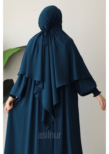 Alya Ferace Sufle Hediyeli Takım Petrol Mavisi fırsatları