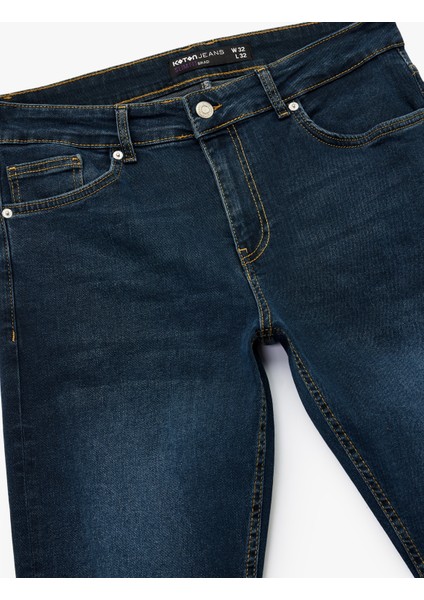 Pamuklu Normal Bel Slim Fit Jean Pantolon - Brad Jean modelleri