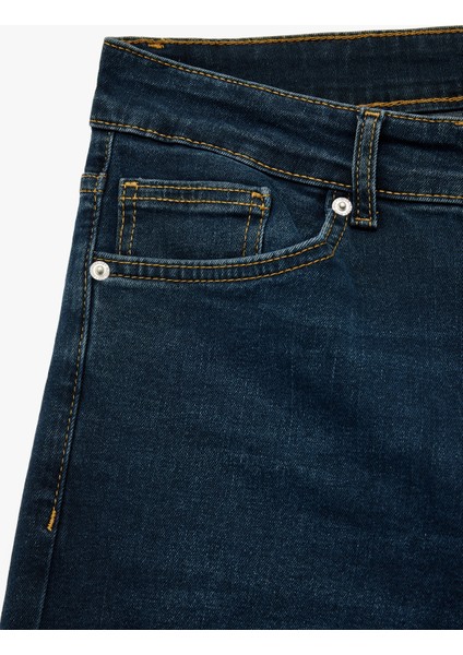 Pamuklu Normal Bel Slim Fit Jean Pantolon - Brad Jean fırsatları