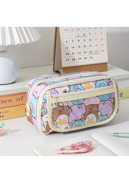 Şeffaf Pvc Kalem Kutusu (Ayı ve Ortağı) (Yurt Dışından)