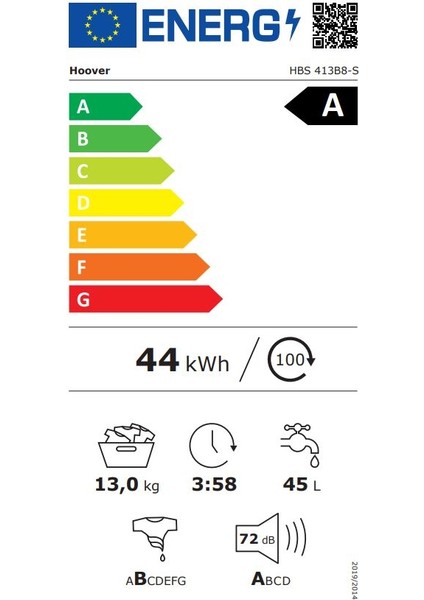 HBS 413B8-S 13 kg Wi-Fi Bağlantılı 1400 Devir Çamaşır Makinesi indirimleri