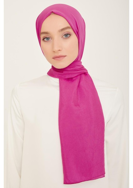 Fresh Berlin Şal 53 Fuşya Tek Renk 49960