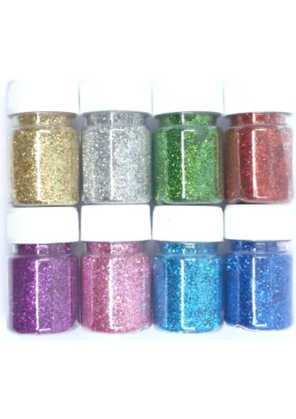 Renkli Toz Sim Tuzlukta - Karışık 4 Adet