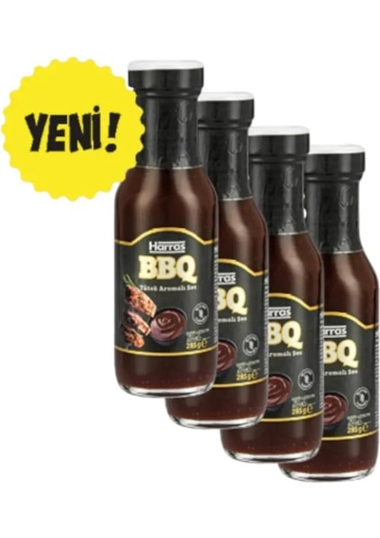 Barbekü Sos Cam Şişe 4 Adet x 285 gr