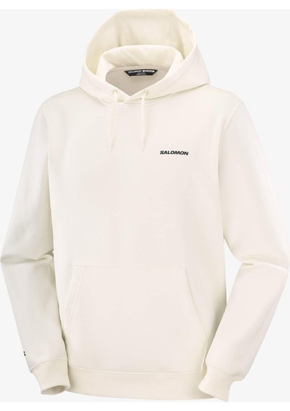 Chest Logo Hoodıe Erkek Sweatshirt Whisper White LC2675600