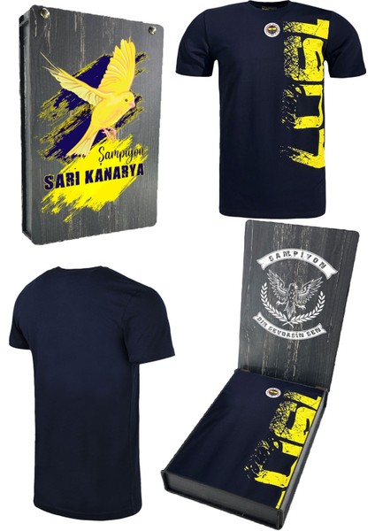 Orijinal Lisanslı Tribün 1907 Erkek T-Shirt Hediyelik Ahşap Kutulu