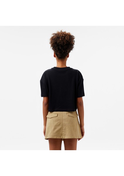 Unıted4 Comfort Kadın Siyah Crop T-Shirt fiyatları