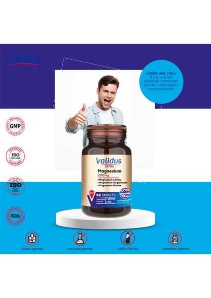 Günlük Enerji Desteği- Daily Multivitamin - Magnesium- D3 - K2 - Vitamin C fırsatları