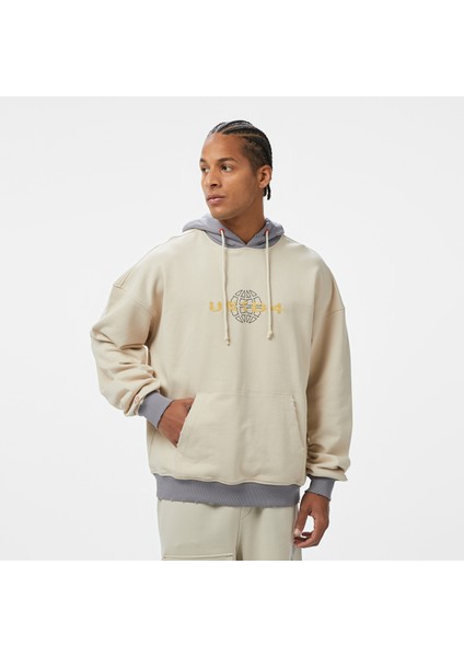 Unıted4 Erkek Krem Sweatshirt