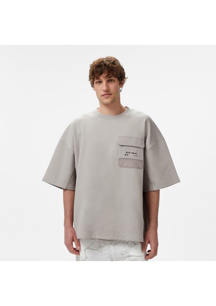 Unıted4 Erkek Gri T-Shirt