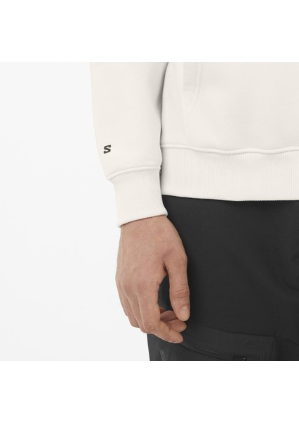 Salomon Hoodıe Erkek Sweatshirt Whisper White LC2676200 indirimleri