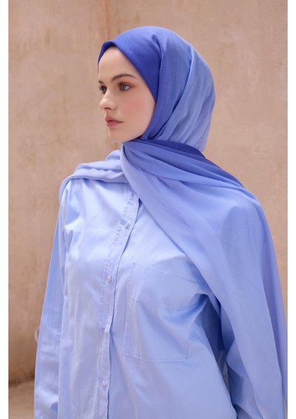 Fresh Degrade Desen Şal 1010 Mavi Degrade Desen 49881