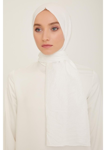 Fresh Berlin Şal 2 Beyaz Tek Renk 49966