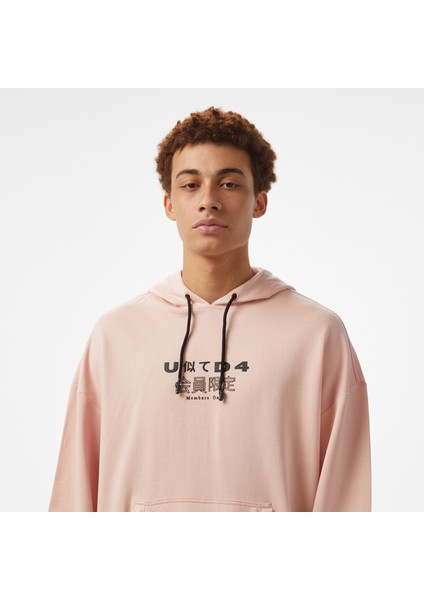 Unıted4 Oversize Erkek Pembe Sweatshirt fırsatları