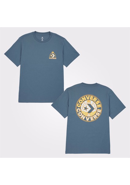 Classic Erkek Baskılı Beyaz T-Shirt